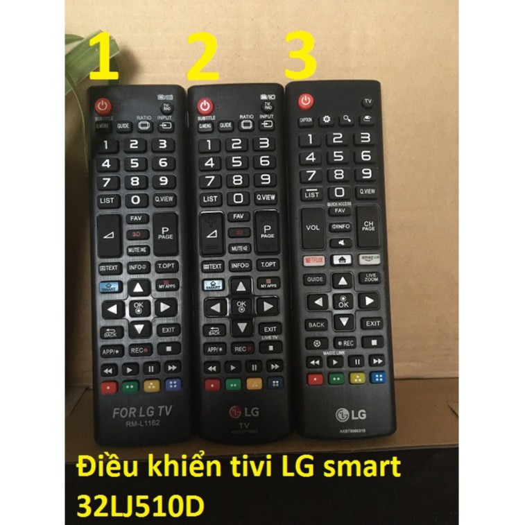 Remote Điều khiển tivi LG smart 32LJ510D ,remote tivi LG 32 inch 32LJ510D ,điều khiển LG 32LJ510