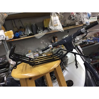 giá đỡ cho honda dame-cub: baga giữa sơn tĩnh điện tráng nhựa đen cho cub