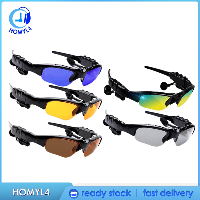 [CAMILA] Sports Bluetooth Sunglasses Polarized Glasses Stereo Headset Headphone for Men Eyewear