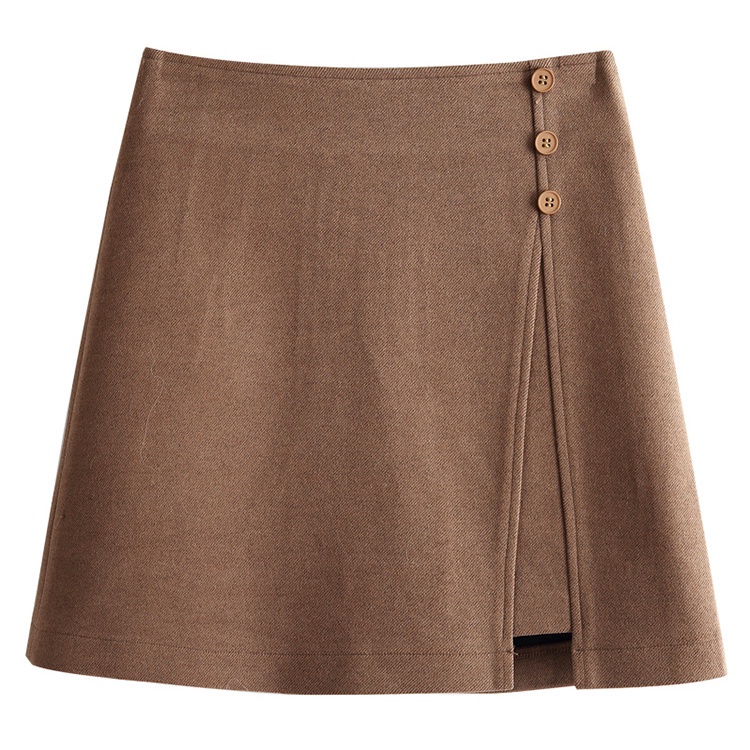 Chân váy chữ A ngắn lưng cao thời trang thu đông 77