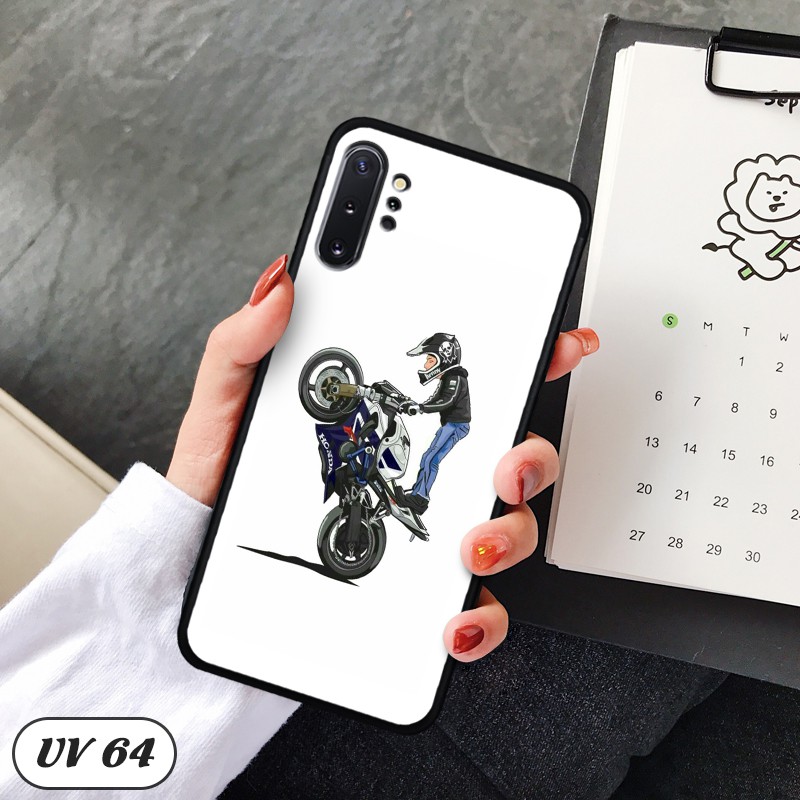 Ốp lưng Samsung Galaxy Note 10 Plus - lưng nhám viền dẻo