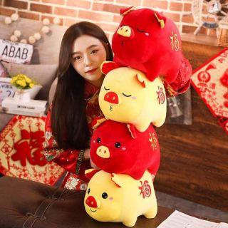 Heo May Mắn 30 cm (Đỏ)