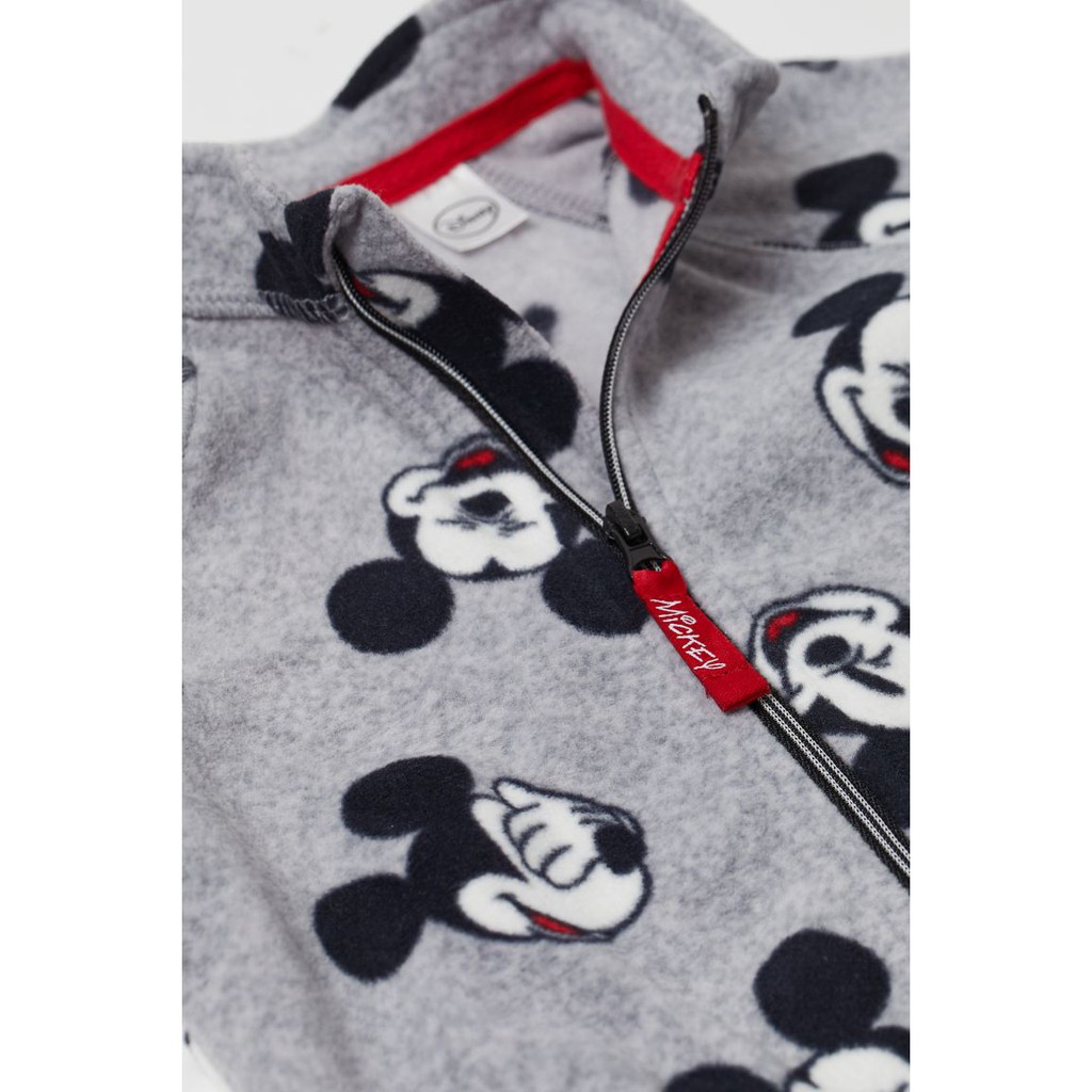 Set quần áo nỉ fleece mickey xám HM H&amp;M _ hàng chính hãng Anh