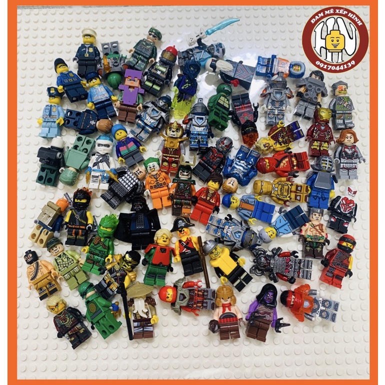 [ Giao Ngẫu Nhiên ] Mô hình nhân vật - Lắp ráp minifigure - Hàng đẹp - Tặng phụ kiện ( non lego ) !