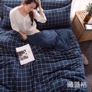 Bộ vỏ chăn ga gối đũi nhập