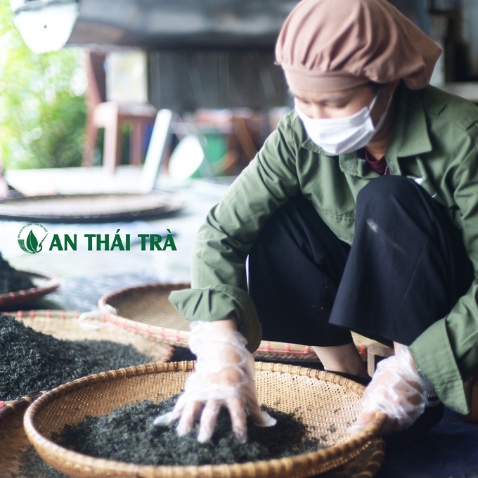 Trà búp đặc sản An Thái tiêu chuẩn VietGap - chè Thái Nguyên thơm ngon - Gói hút chân không 200g - Trà Bắc - Trà mạn