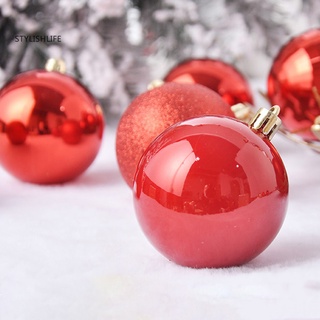 Set 24 quả châu trang trí cây thông noel
