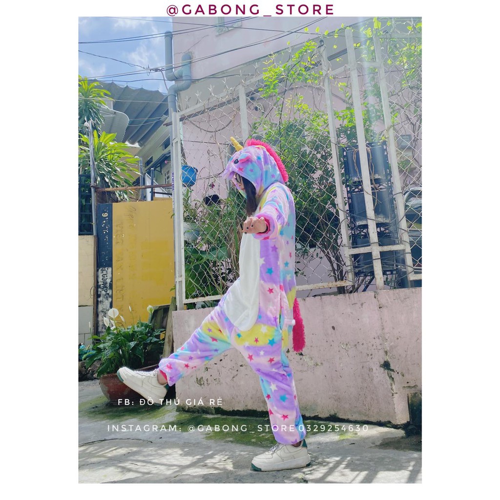 Bộ đồ thú unicorn 💥FREESHIP 💥giảm 20k khi nhập bộ đồ hình thú Có sẵn | BigBuy360 - bigbuy360.vn