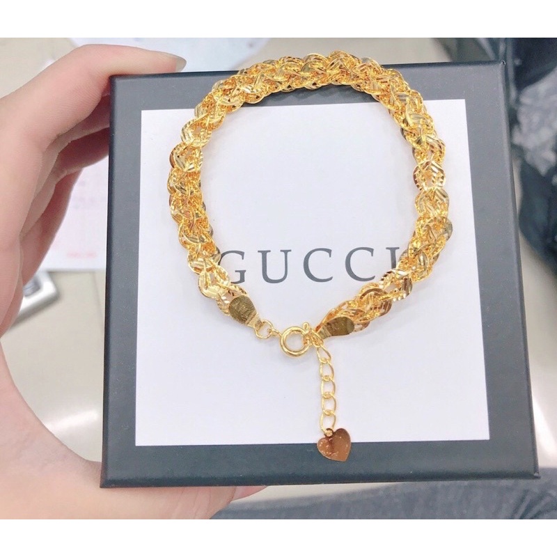 Lắc tay phụng dát vàng 18 mẫu mới cực xinh