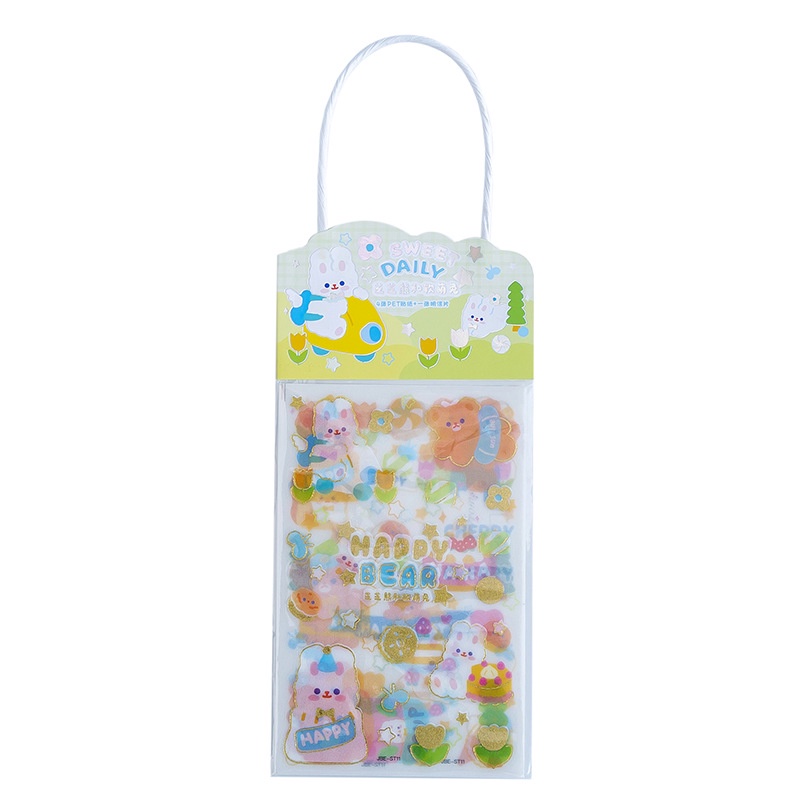 Sticker Họa Tiết Hoạt Hình Sáng Tạo Để Trang Trí Cho Điện Thoại Di Động