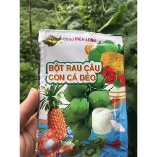 Bột rau câu con cá dẻo Hiêp Long 12g. DATE 12.2022