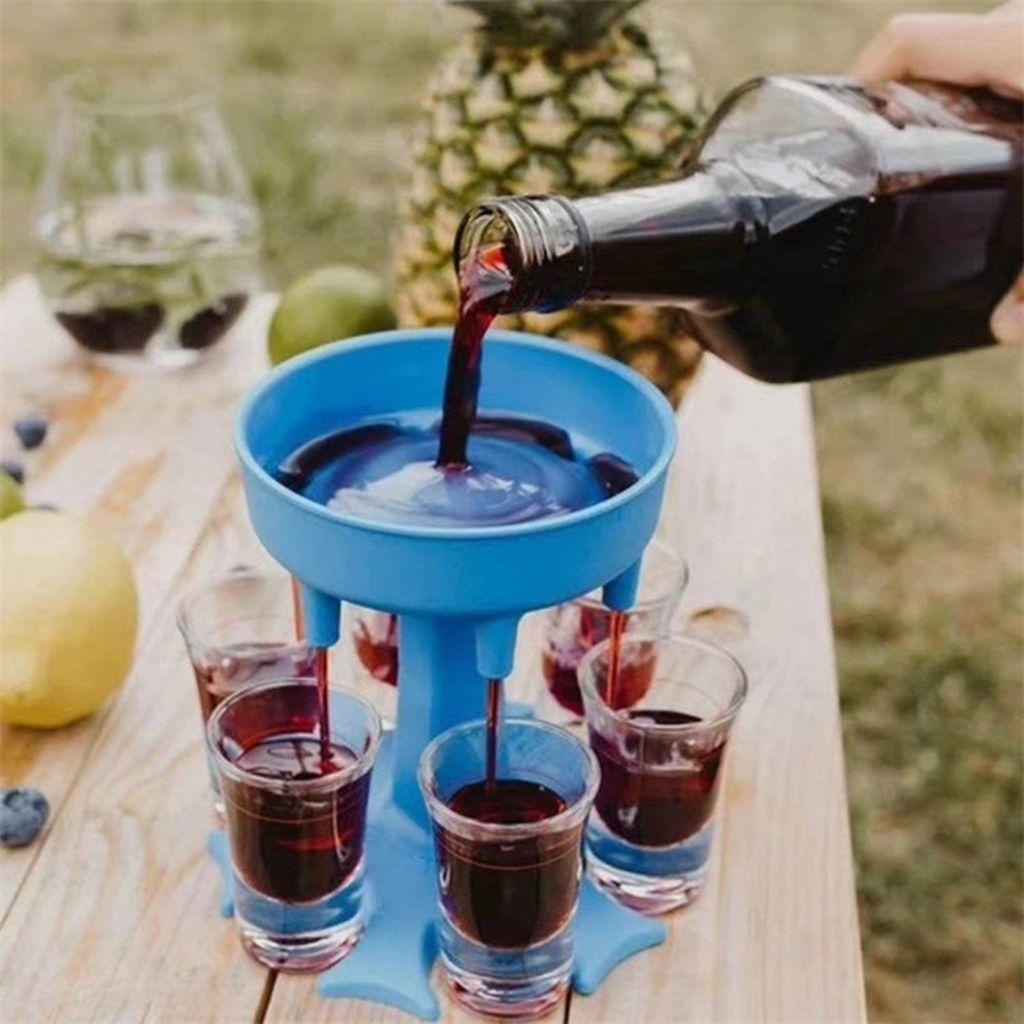 AUGUSTINA Phễu Rót Rượu 6 Ống Cho Bartender