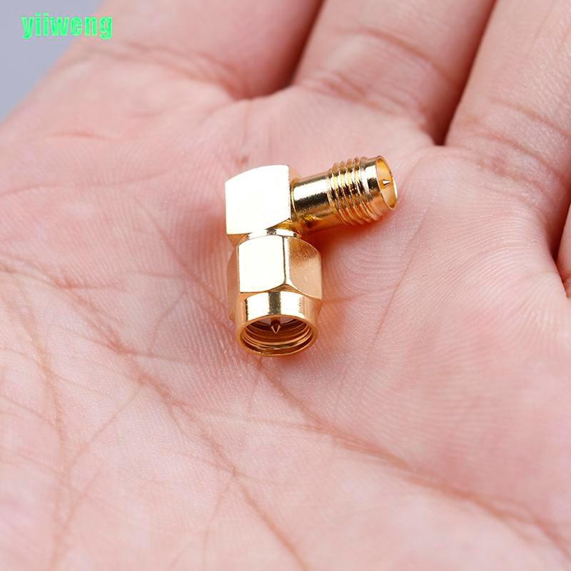 1 Đầu Nối Sma 90 Độ Đực Sang Rp Sma Cái