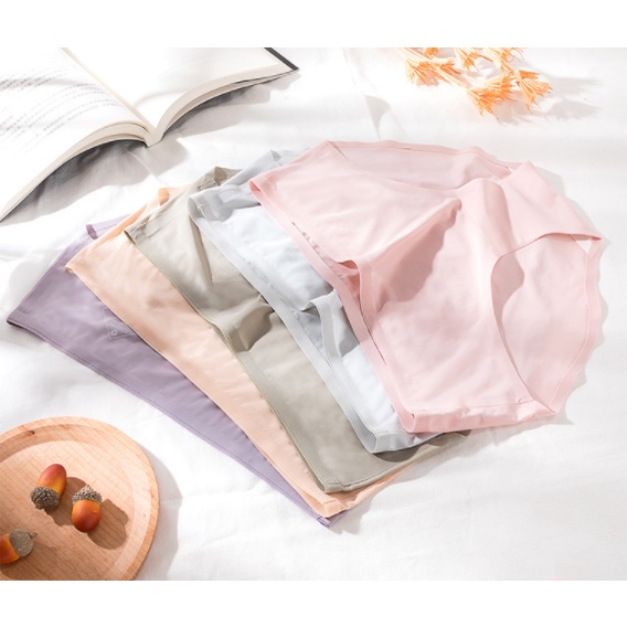 Quần lót nữ lụa băng mỏng nhẹ không viền tàng hình, co giãn 4 chiều thông thoáng Missie Q04