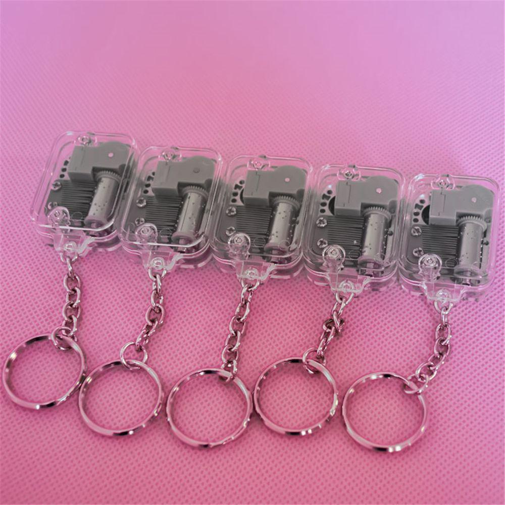 Hộp Nhạc Cơ Học Kèm Ốc Vít 18 Tông Kèm Móc Khóa Trang Trí Nhà Cửa DIY