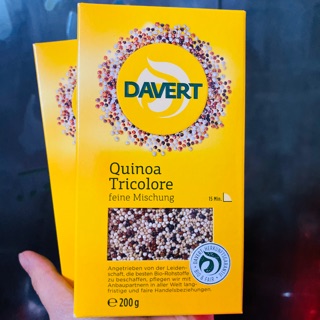 [Date 10/12/2021]Hạt quinoa ba màu / hạt diêm mạch hữu cơ davert hộp 200g