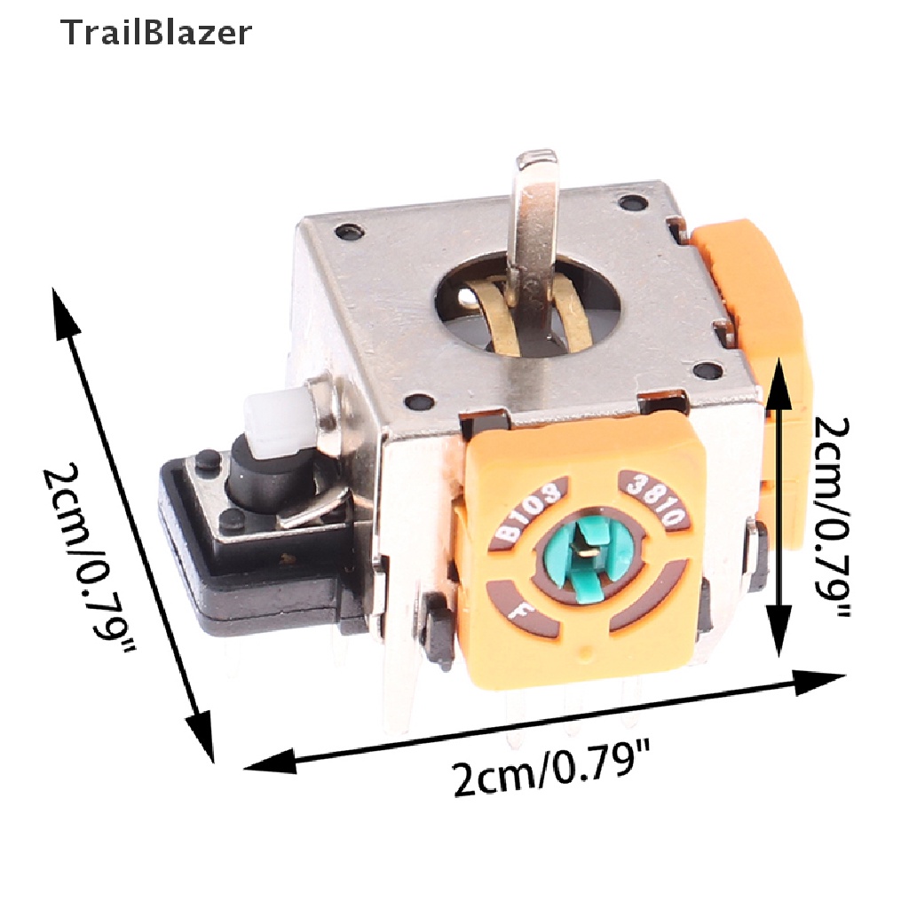 Set 2 Mô-Đun Cảm Biến Analog 3D Không Dây Cho Tay Cầm PS4 Xbox
