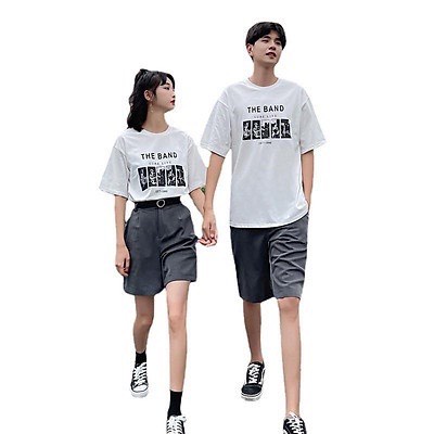 Áo Thun tay lỡ chất Cotton Tay Ngắn Dáng Rộng In Họa Tiết Thời Trang Mùa Hè Cho Nữ GTM