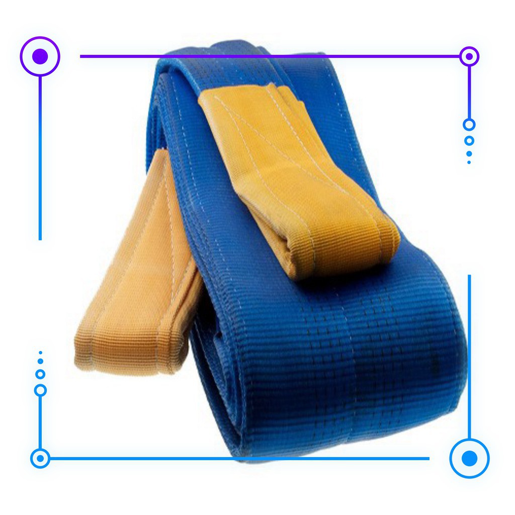 Dây cáp vải cẩu hàng loại 8 tấn 5 mét siêu bền chất lượng đảm bảo an toàn hệ số 5:1 capthep THÁI BÌNH VINA