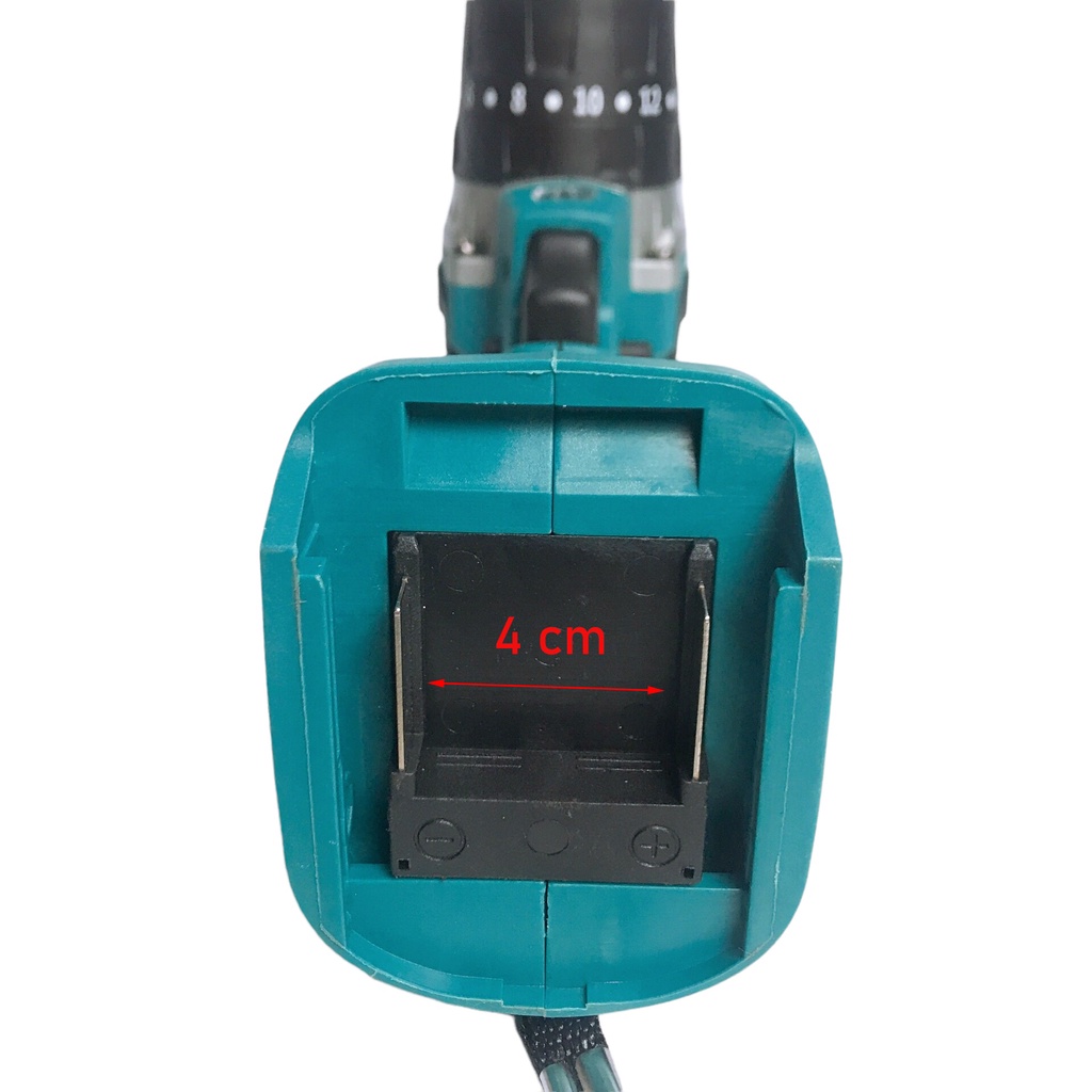 Thân Máy Khoan Pin Không Chổi Than Chân Pin Makita 18v - Màu Xanh