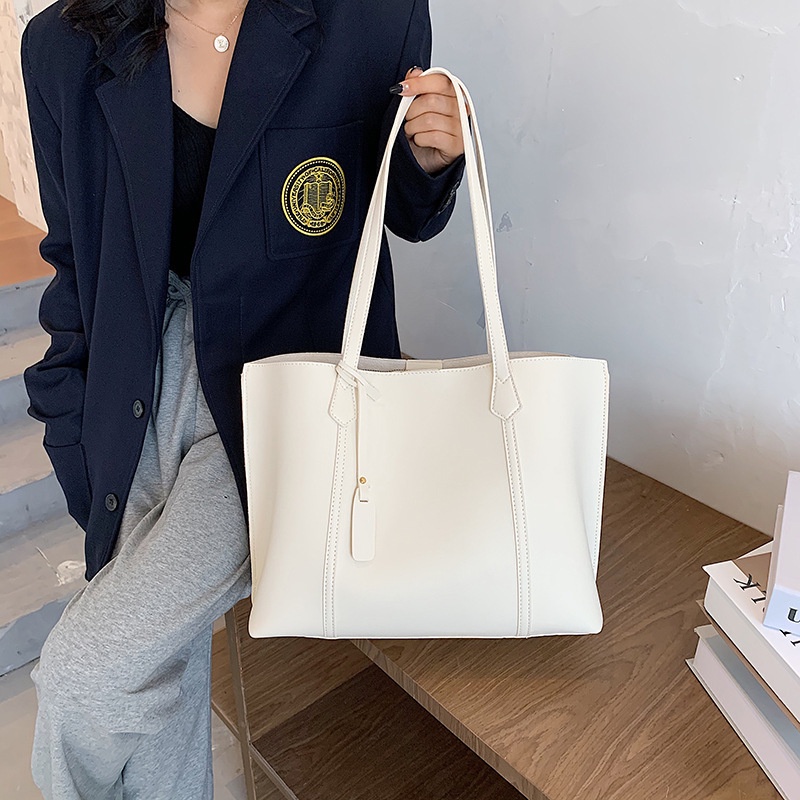 Túi Tote Đeo Vai Phong Cách Retro Đơn Giản Cho Nữ