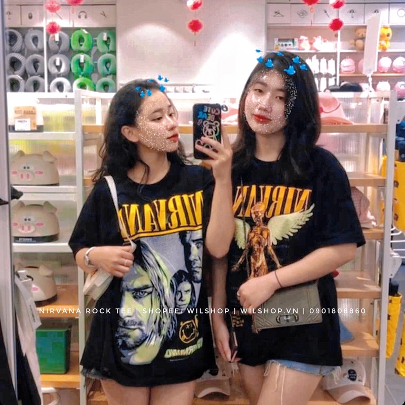 ÁO NIRVANA - ROCK BAND TEE - ÁO THUN ÁO PHÔNG NHẠC ROCK
