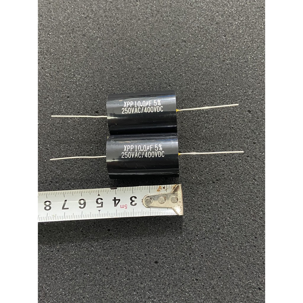 Tụ lọc phân tần cản loa treble 10uf 400v hàng cao cấp