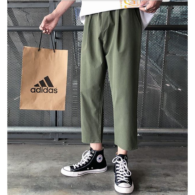 Quần Nam Kaki Basic Dáng Baggy Trơn Màu Dáng Suông Phong Cách Trẻ Trung Thời Trang MixxMen QUAN NAM 060V1