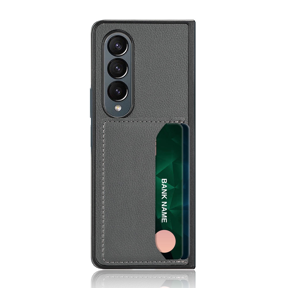 Ốp Điện Thoại Da Mềm Dạng Gập Có Ngăn Đựng Thẻ Tiện Lợi Dành Cho Samsung Galaxy Z Fold 4 5G Fold4