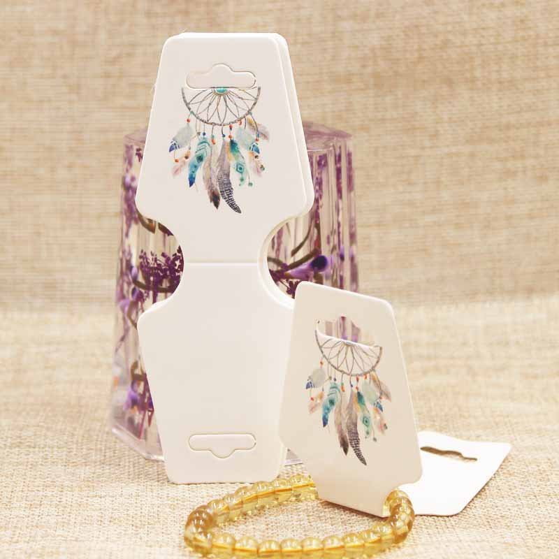 100Pcs color prints Necklace Colored earrings set suitable for Decorative Hair Cards Hair Strap