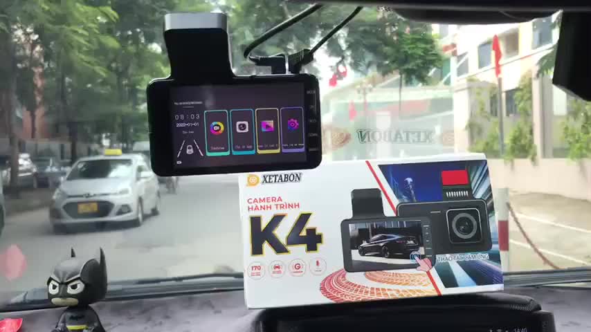 Camera hành trình ô tô K4 màn cảm ứng 4inch Full HD, quay đêm rõ nét, chống rung tự động -Hàng Chính Hãng | BigBuy360 - bigbuy360.vn