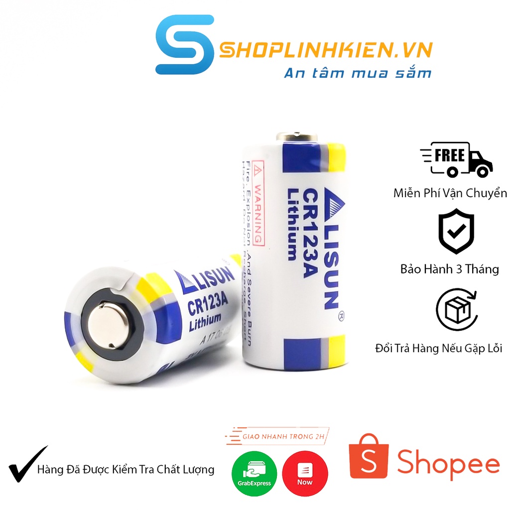 Pin 3V 1500mAh 17x34MM Dung Lượng Cao Chế Đồ