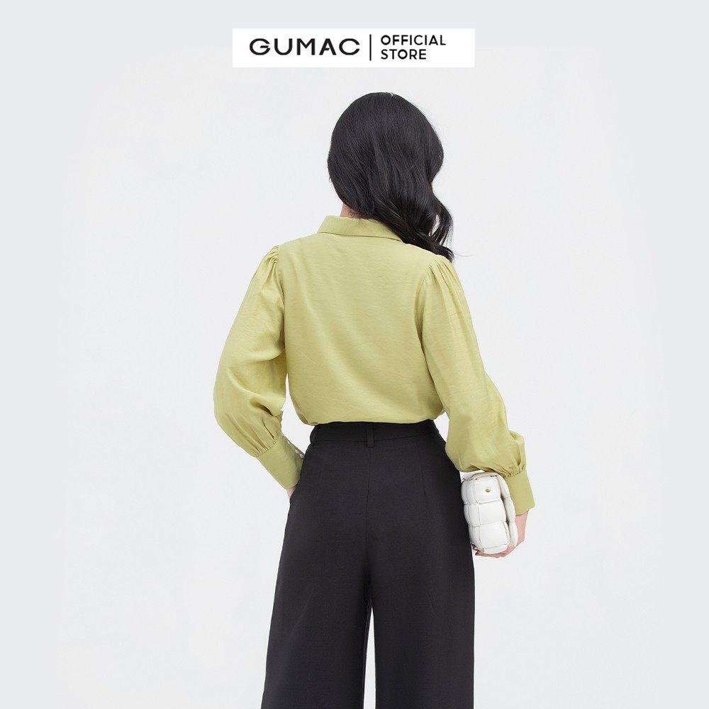 [Mã WABRGUM giảm 10% tối đa 30K đơn 99K] Áo sơ mi nữ túi kiểu GUMAC nhiều màu quý phái AB830 | BigBuy360 - bigbuy360.vn