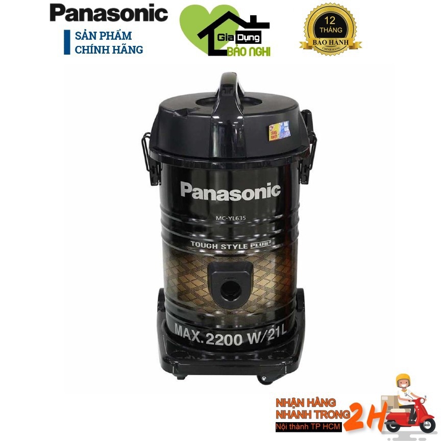 Máy Hút Bụi Công Nghiệp Panasonic PAHB-MC-YL635TN46 (2200W) - Hàng chính hãng