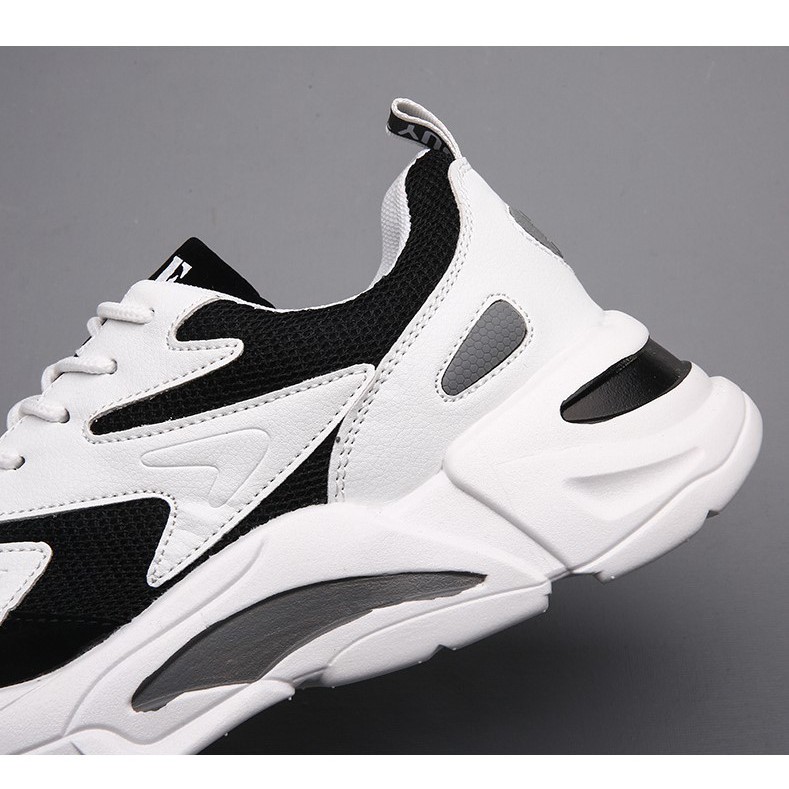 Giày sneaker nam thể thao độn đế lưới thoáng khí chống mồ hôi chân phong cách hàn quốc cực hot NB-43