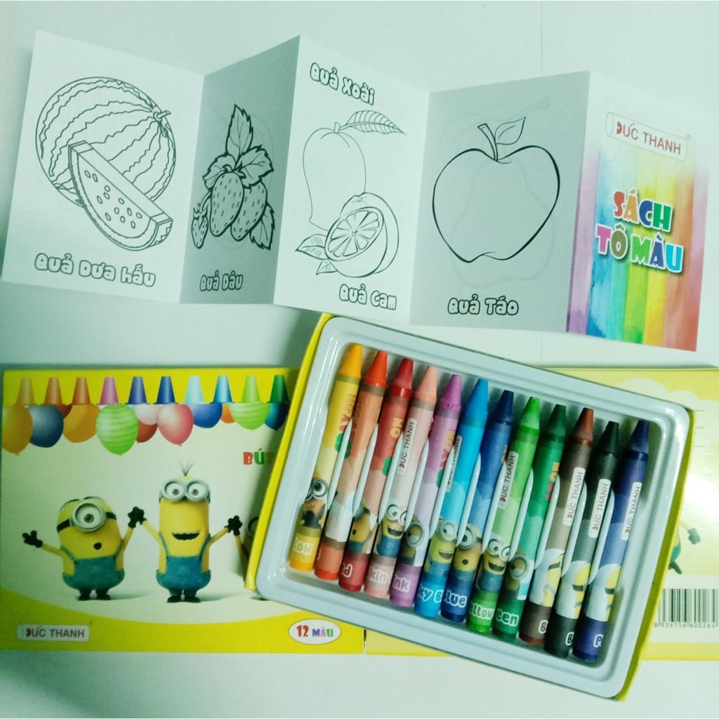 Bút sáp 12 màu Đức Thanh