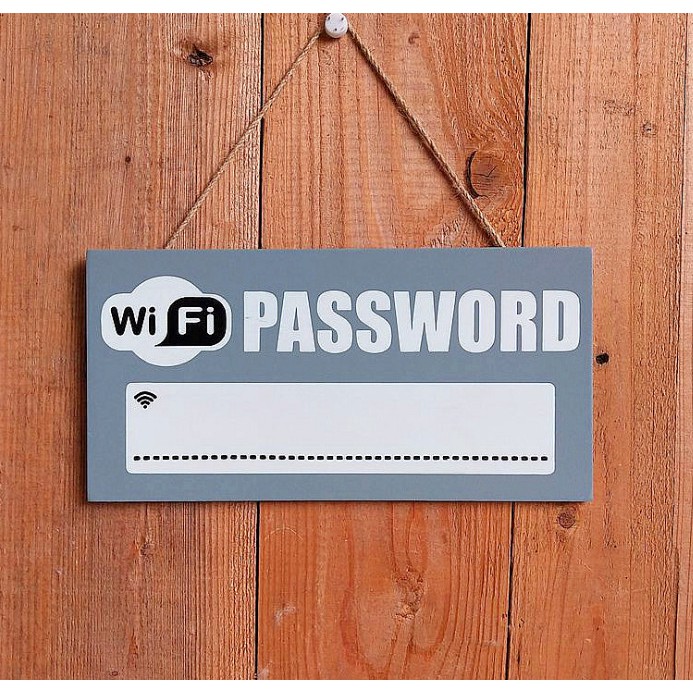 Bảng treo ghi password wifi mẫu mới