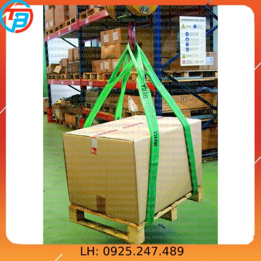 Dây cáp vải cẩu hàng 2 tấn x 4 mét - rộng 5cm - Hệ số 5:1