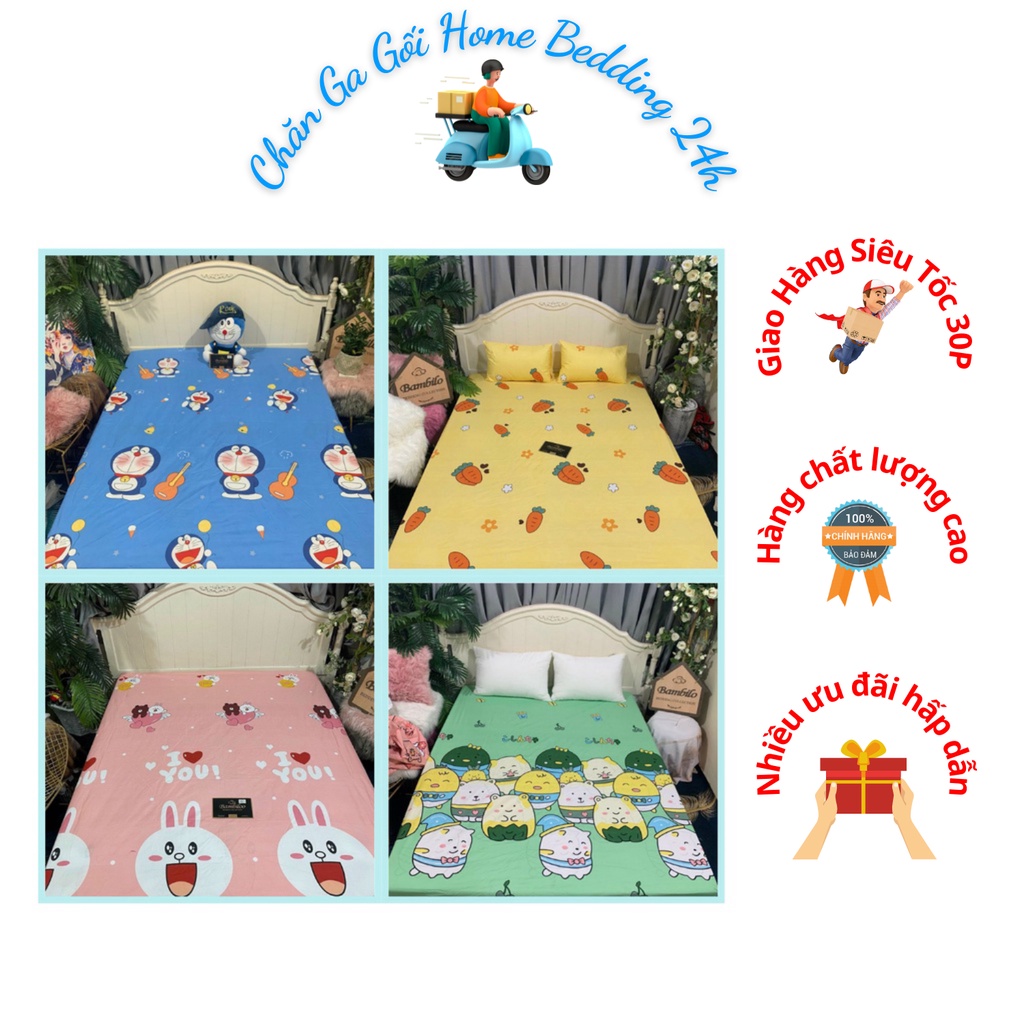 Ga Chống Thấm Cotton Hàn Quốc Cao Cấp, Không Mùi, Không Bí, Độ Bền Tuyệt Hảo