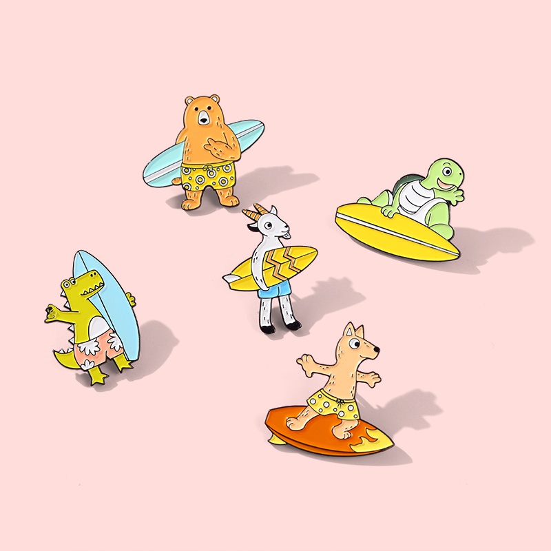 Ghim Cài Áo Hình Động Vật Đáng Yêu