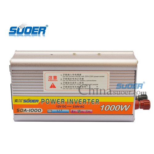 [Mã 44ELSALE2 giảm 7% đơn 300K] Bộ đổi điện 1000w 12v sang 220v - SDA-1000A