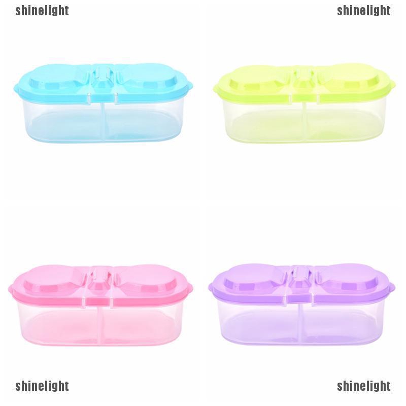 [Shine] 1x Plastic Kitchen Container Fresh Fruit Food Snacks Storage Sauce Box Food Case [LT]