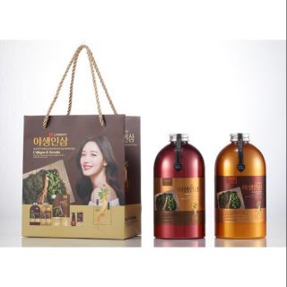 CẶP DẦU GỘI XẢ LANBERY CỦ SÂM HÀN QUỐC 800ML