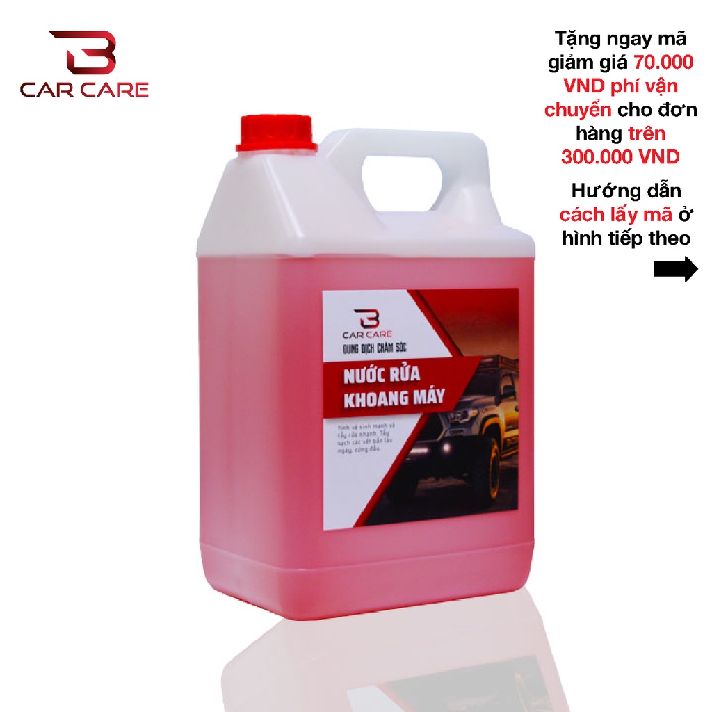 DUNG DỊCH VỆ SINH KHOANG MÁY - MÂM XE [5 Lít] ✅