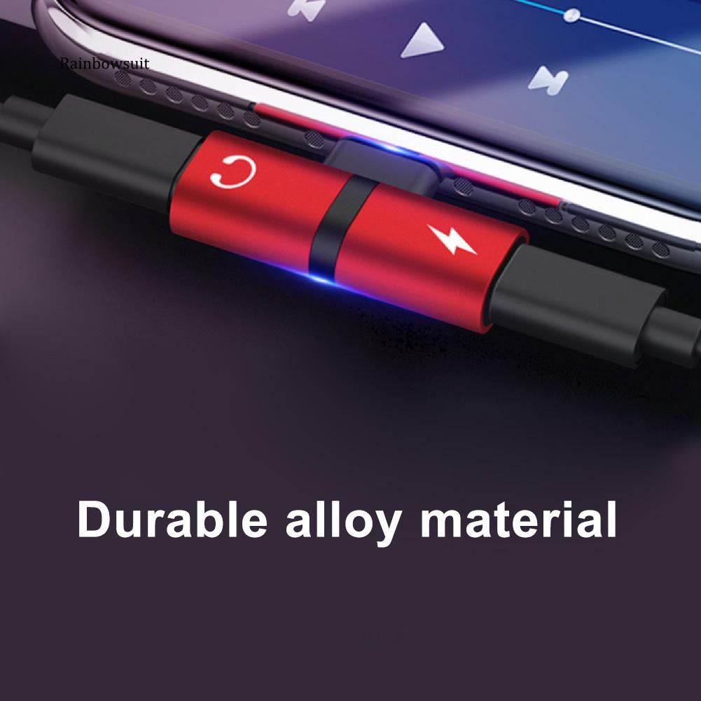 Đầu Chia Cổng Sạc Và Tai Nghe 2 Trong 1 Cho iphone 7 8 x
