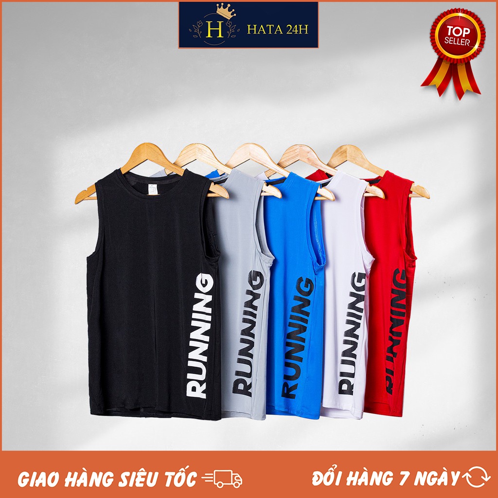 Áo Thể Thao 3 Lỗ Tập Gym TANKTOP RUNNING Nhiều Màu Thời Trang