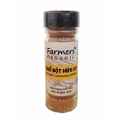 Bột Quế Hữu Cơ Farmers 40g