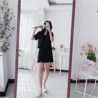 chân váy xẻ vạt ( hết áo)