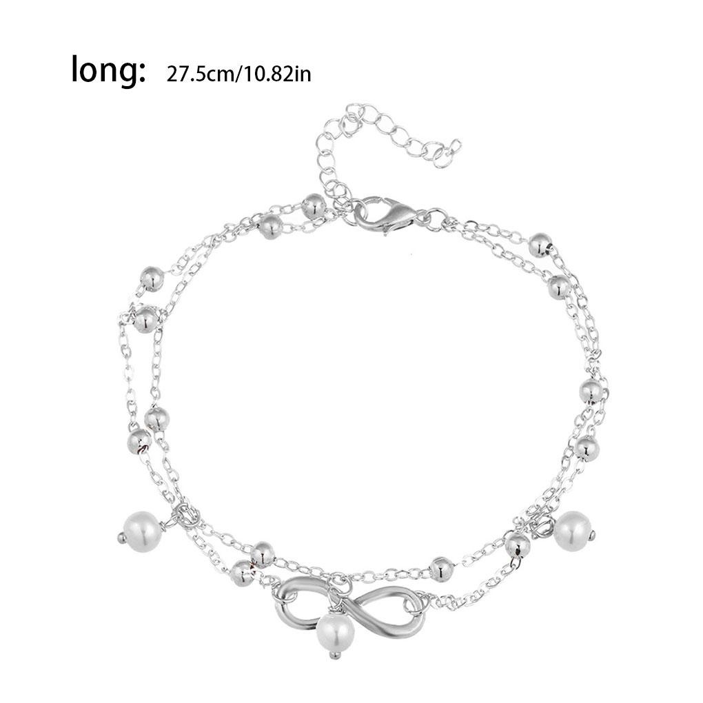 Lắc Chân Nhiều Lớp Màu Sắc / Vàng Tùy Chọn Thời Trang Cho Nữ