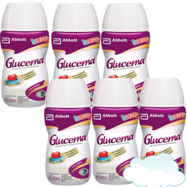 Lốc 6 chai Sữa nước Glucerna 220ml